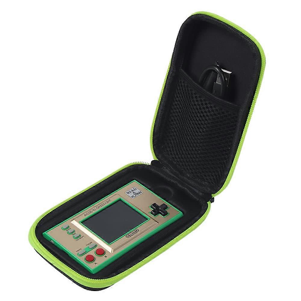 Hard Shell Case ImpactResistant Dust Protection Black Green for Nintendo Game and Watch Zelda Mario
