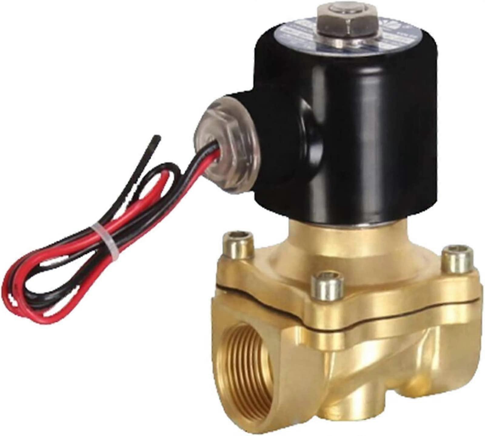 Solenoid Valve AC110V Screw Thread DN12mm Unidirectional 2Way Pull Diaphragm Type