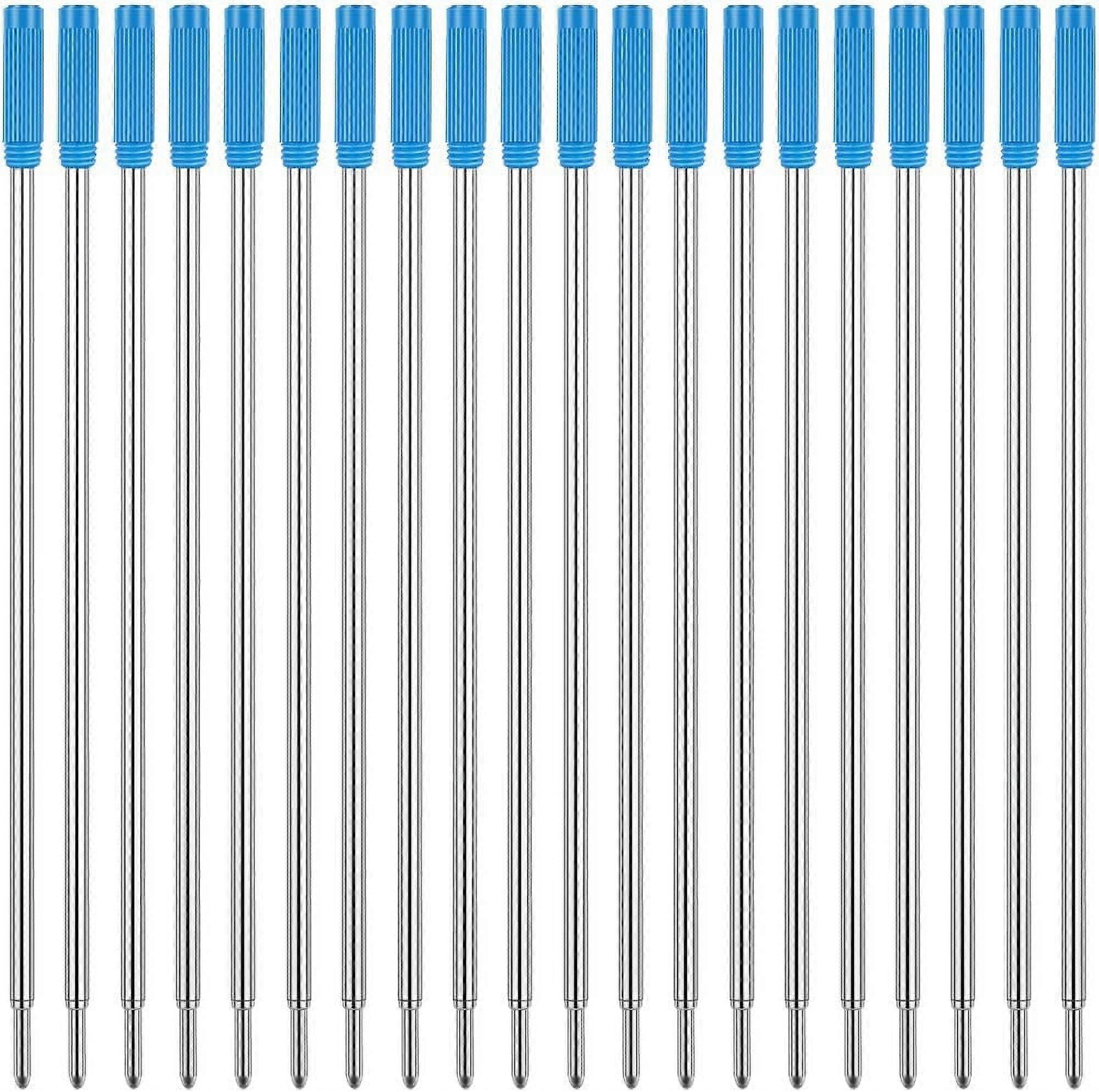 Cross Compatible Ballpoint Pen Refills 20 Pack, 1.0mm Medium Point- Smooth Writing Replaceable German Ink Refill