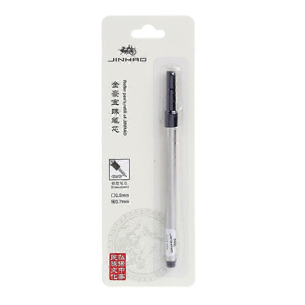 Jinhao 0.7mm Rollerball Pen Refills, Blue Black Ink, Multicolor
