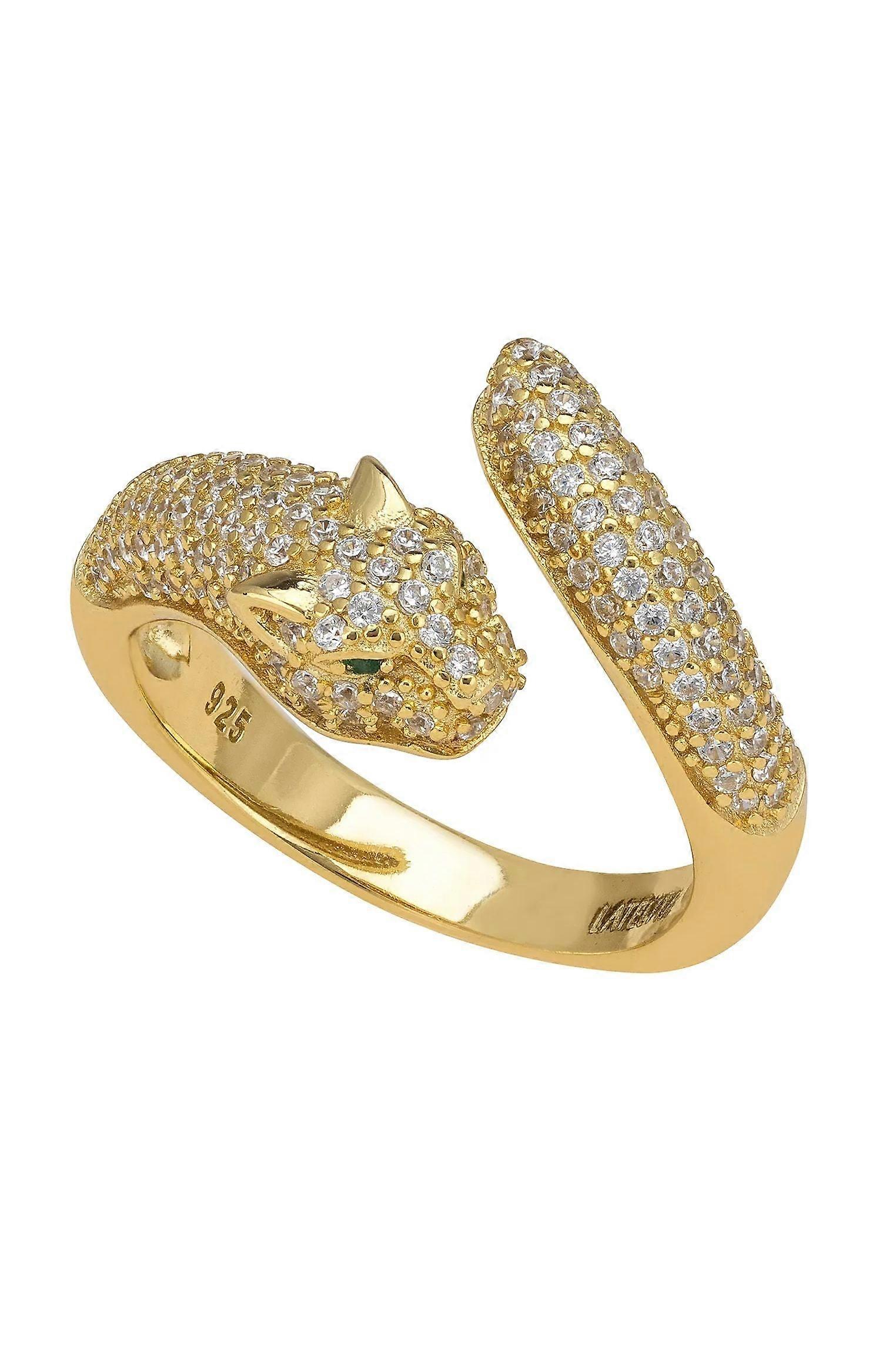 Jaguar Cocktail Ring Gold