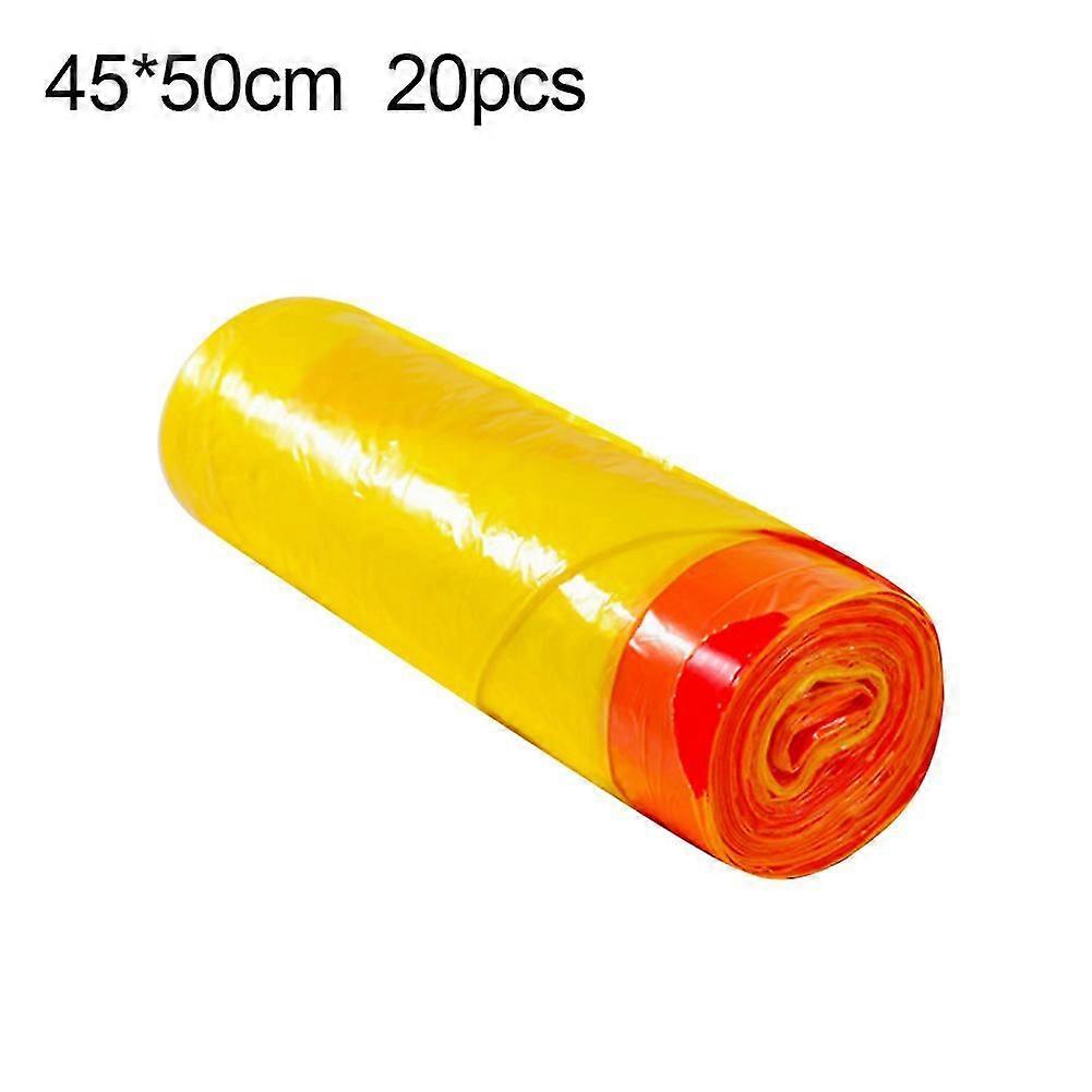 1 Roll Disposable Large Garbage Bag Home Kitchen Drawstring Trash Rubbish Pouch