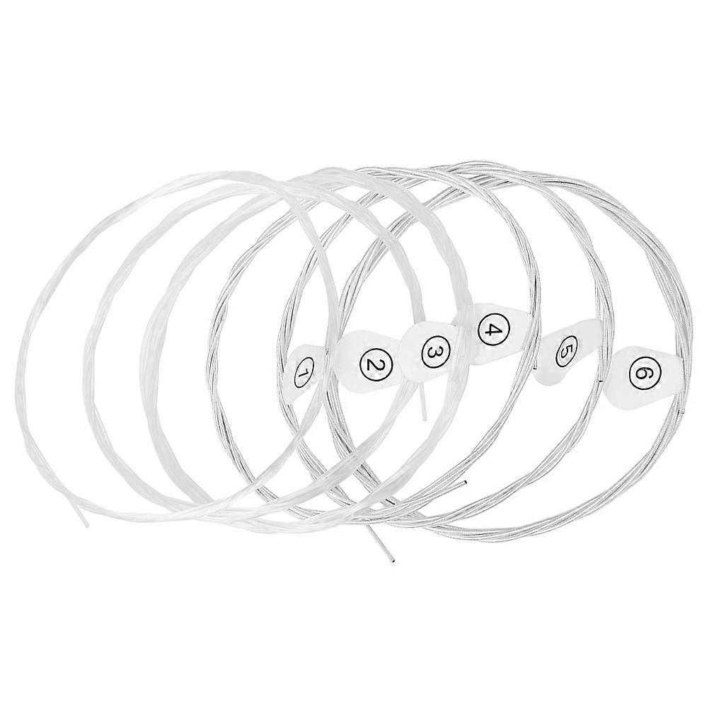 Acoustic Guitar String Replacement Silver Plated 1Set for Guitar