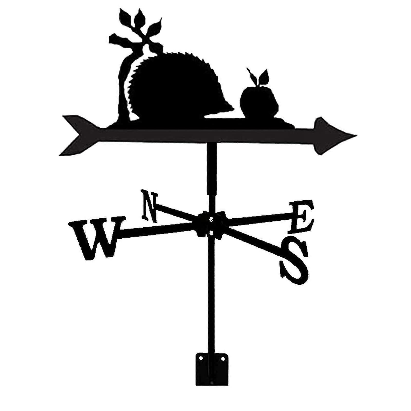 Stainless Steel Weather Vane with Wind Direction Indicator, RustResistant Garden Yard Decor