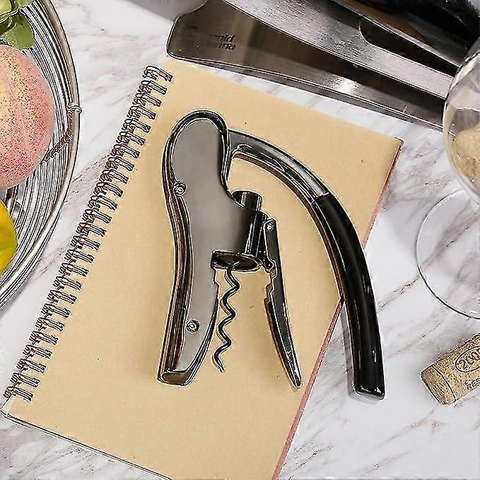 25-26 Compact Wine Corkscrew With Lever And Foil Knife