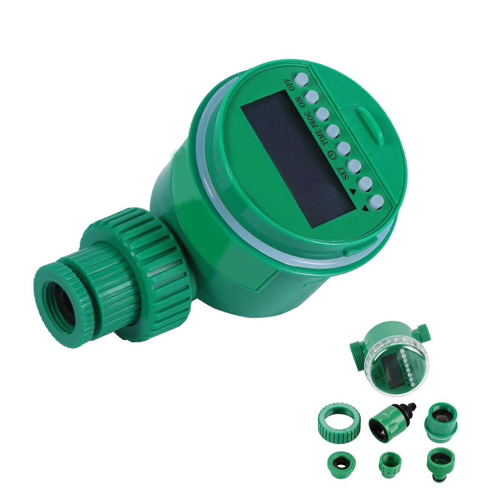 Automatic Garden Water Timer with LCD, Programmable LeakProof Irrigation Controller for Lawn and Garden