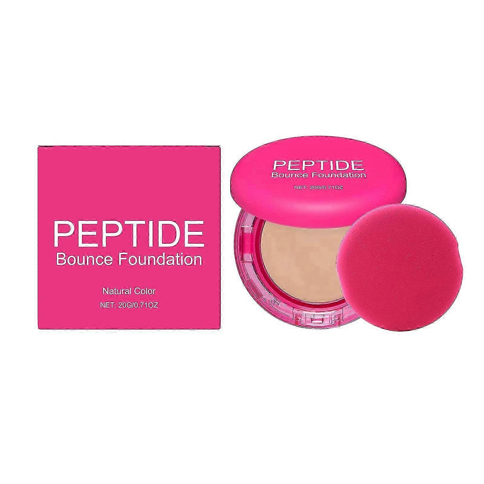 Peptide Bounce Hydrerende Aldersforagtende Makeup Til Moden Hud Alle Hudtyper Vegansk Ren Naturlig Medium Opbyggelig Dækning Udvisker Fine Linjer Smudg