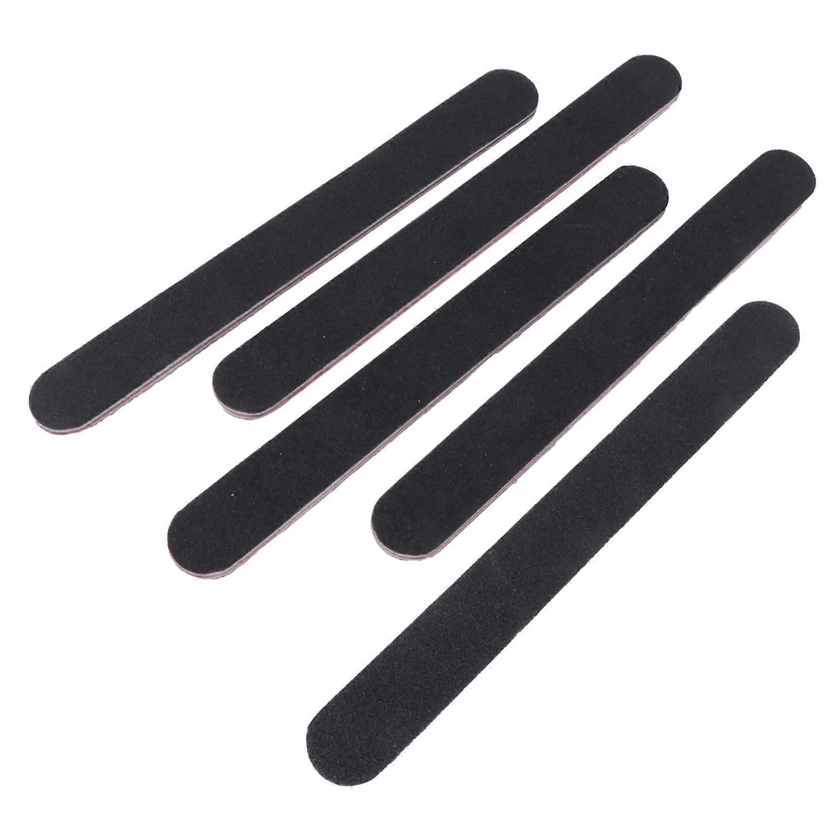 5pcs DoubleSided Nail File Buffer Set, Washable 2 in 1 for Natural and Artificial Nails