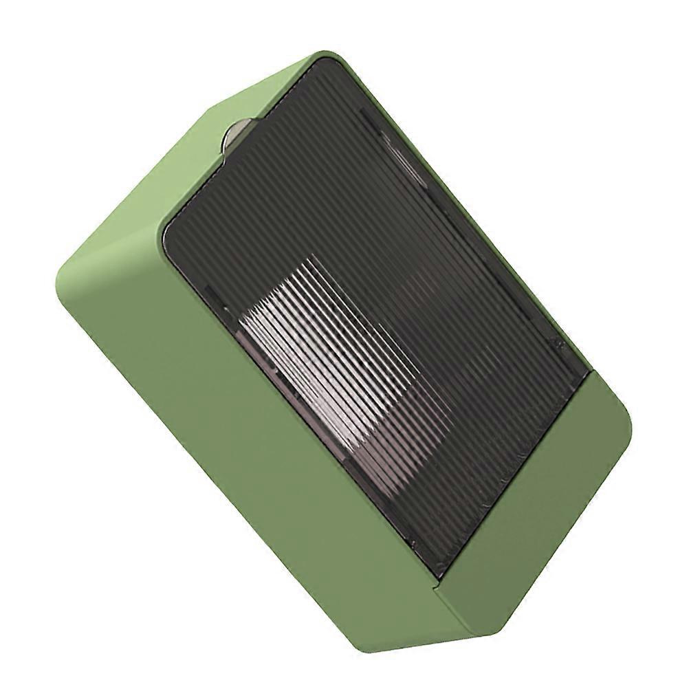 Green Plastic Soap Holder Wall Mountable for Bathroom Storage with Pack