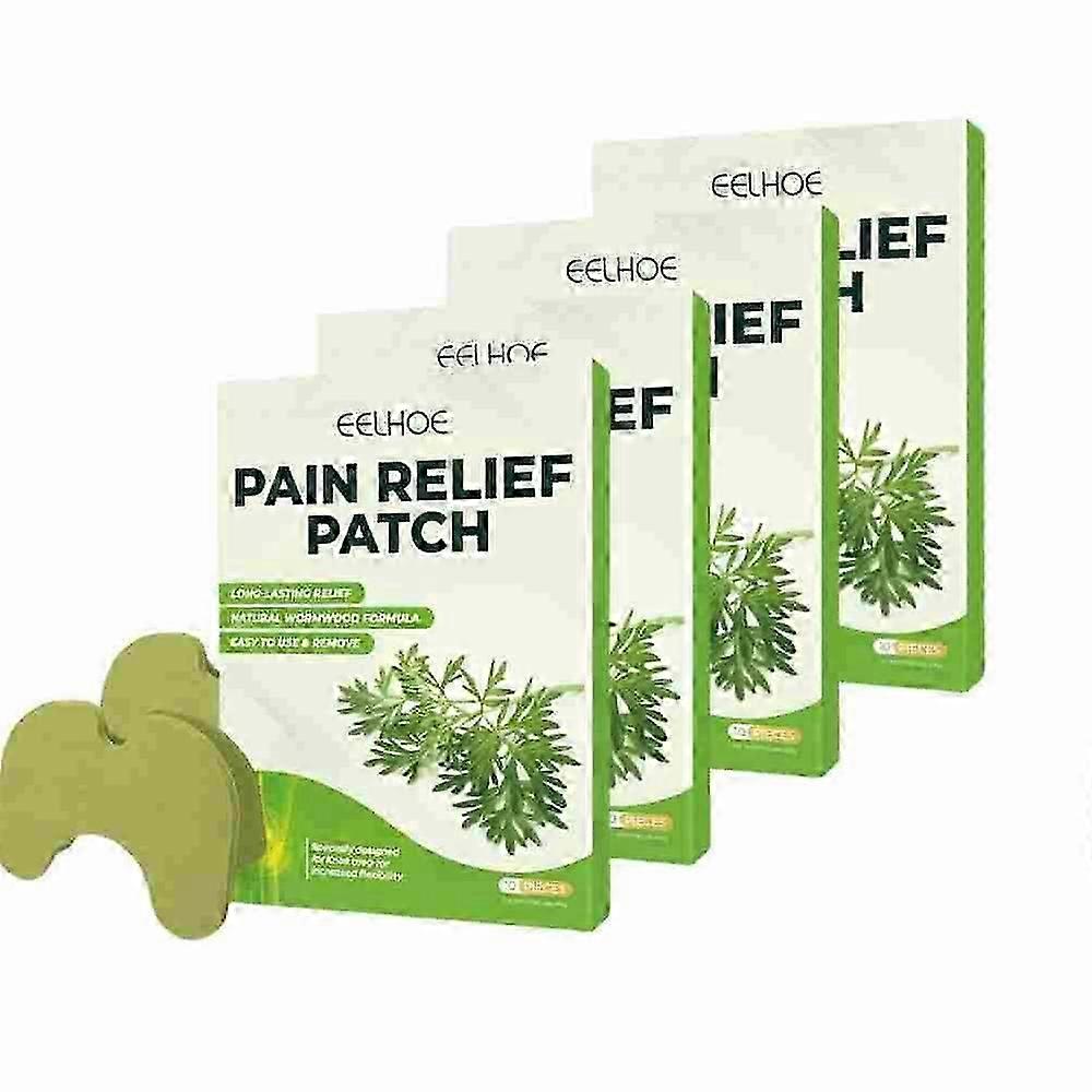 Wormwood Knee Sticker Plaster Knee Massage Patch Pain Relieving Patch Self-heating Herbal