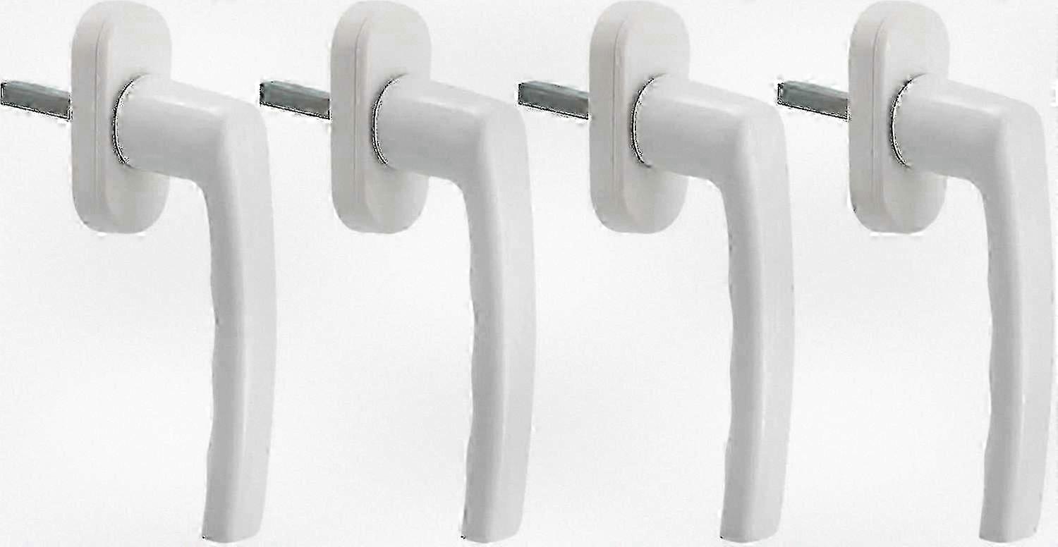 2025 Universal White Window Handle, 4-Pack Aluminum Left/Right Compatible Hardware