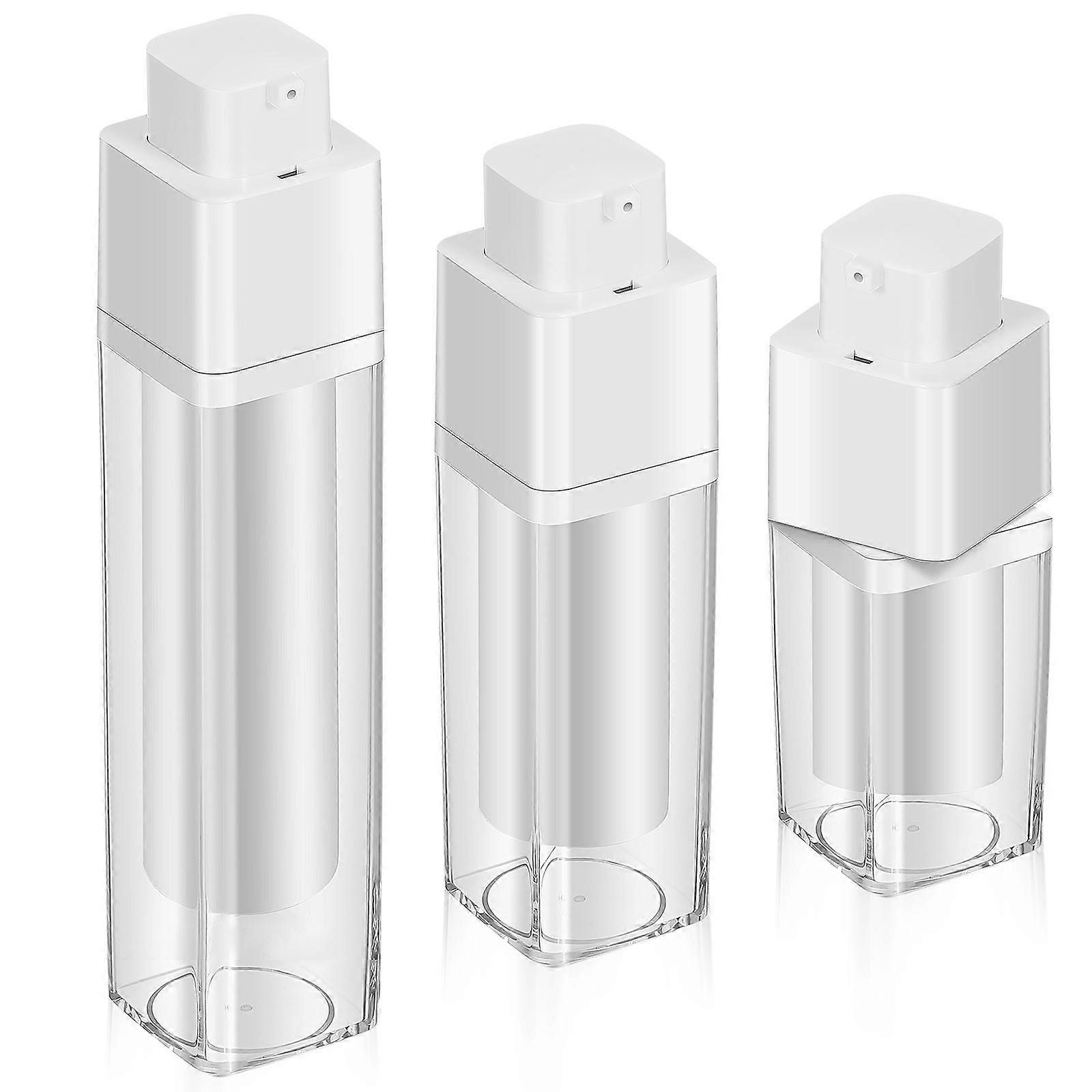 Lotion Bottles Airless Pump Dispensers for Precise Control 9Pcs Set