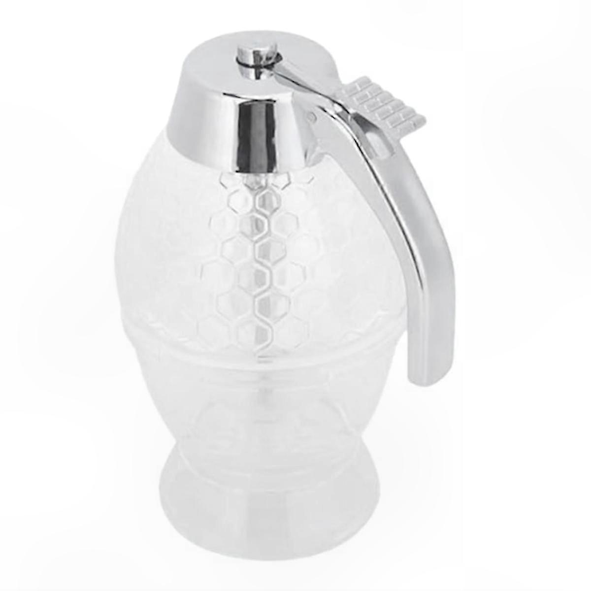 No-Drip Honeycomb Dispenser with Stand for Precise Syrup Serving