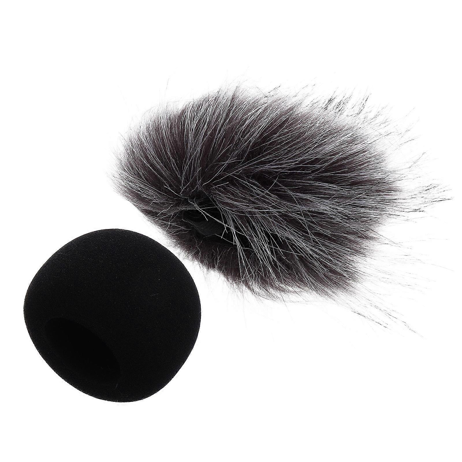 Microphone Windscreen Sponge for Noise Reduction with 8Pcs Wind Covers