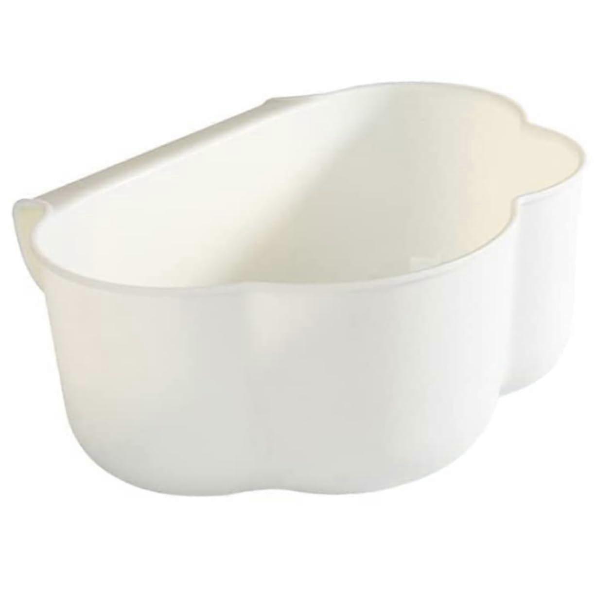 Hanging Kitchen Trash Can Cloud Shape Cabinet Door Bin SpaceSaving Easy Clean for Food Waste