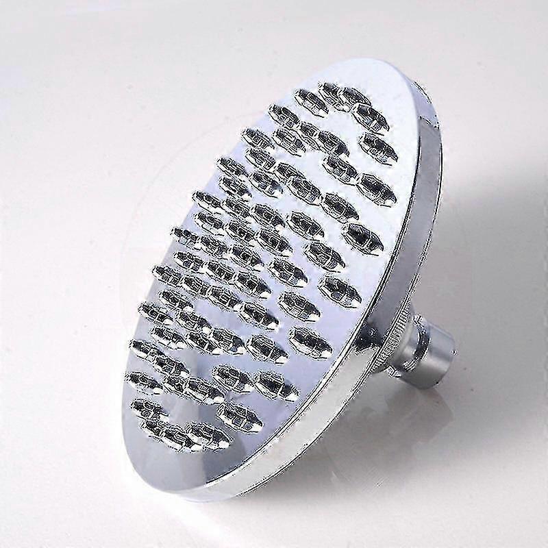 Solar-Powered Round Shower Head, High Pressure Water-Saving Eco-Friendly Bath