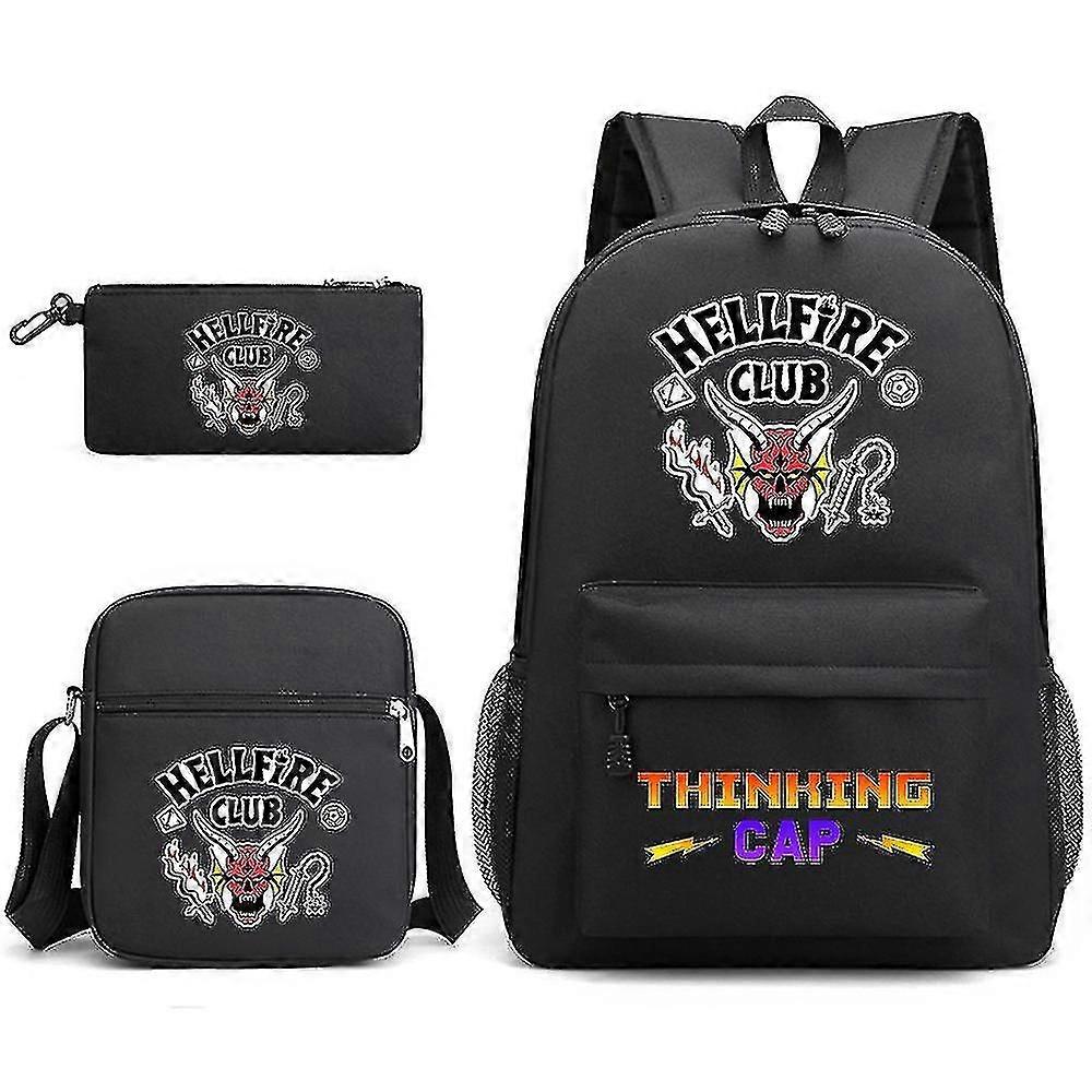 Batoh Hellfire Club Trojdielny set Hell Fire School Bag A