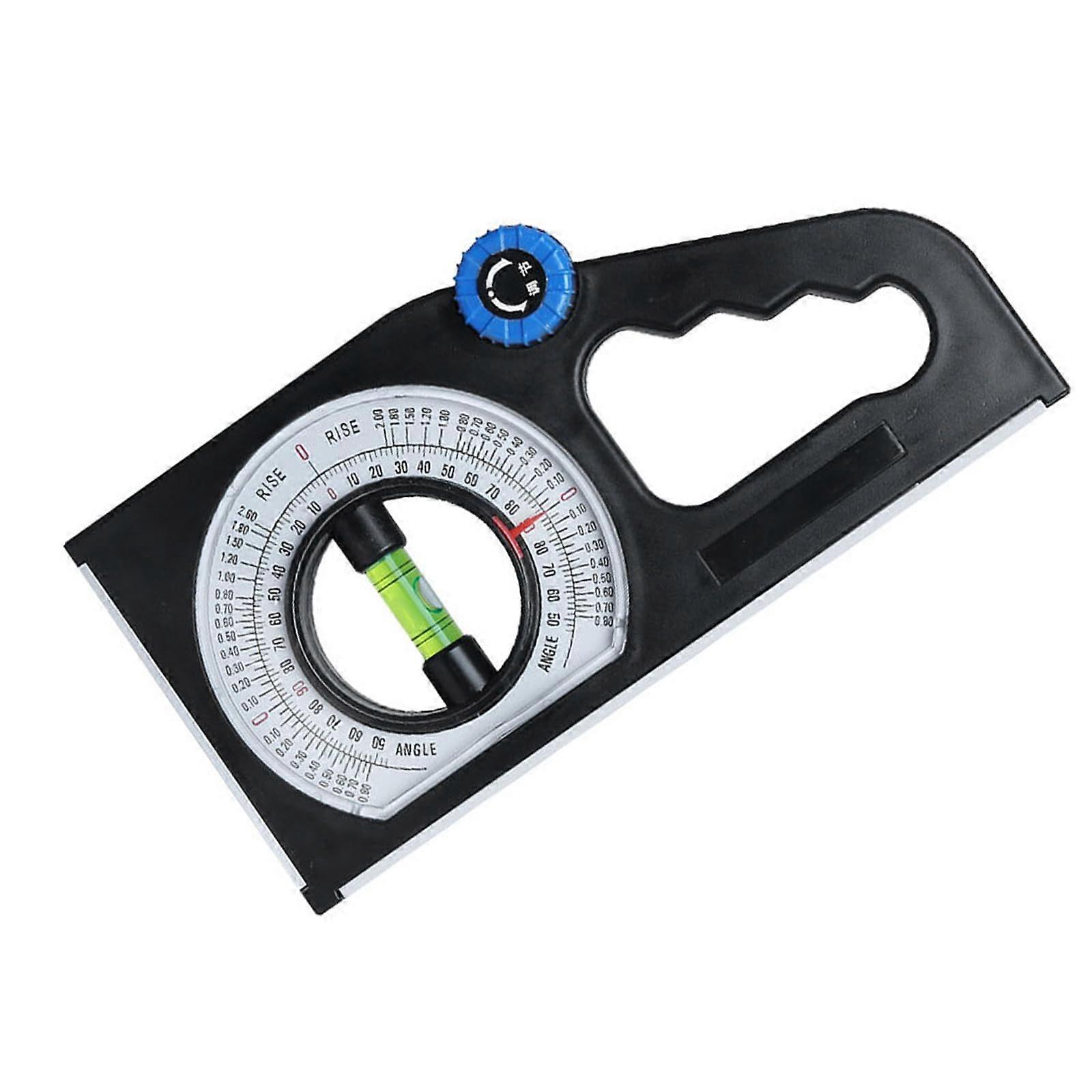 360 Degree Angle Finder with Bubble Level, ABS Inclinometer for Construction and Woodworking