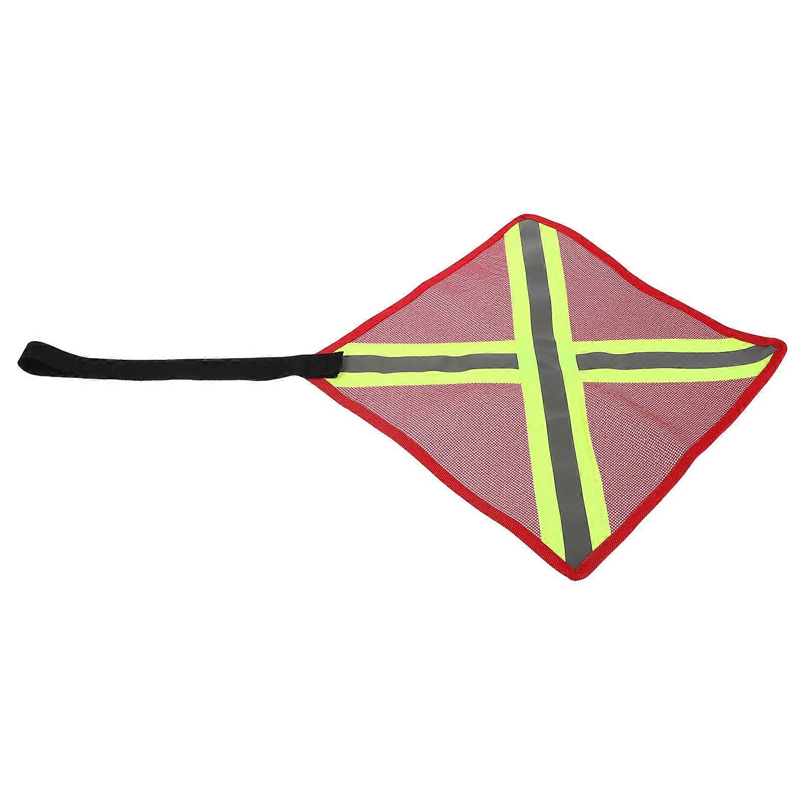 Kayak Safety Flag with Reflective Strips and Easy Installation