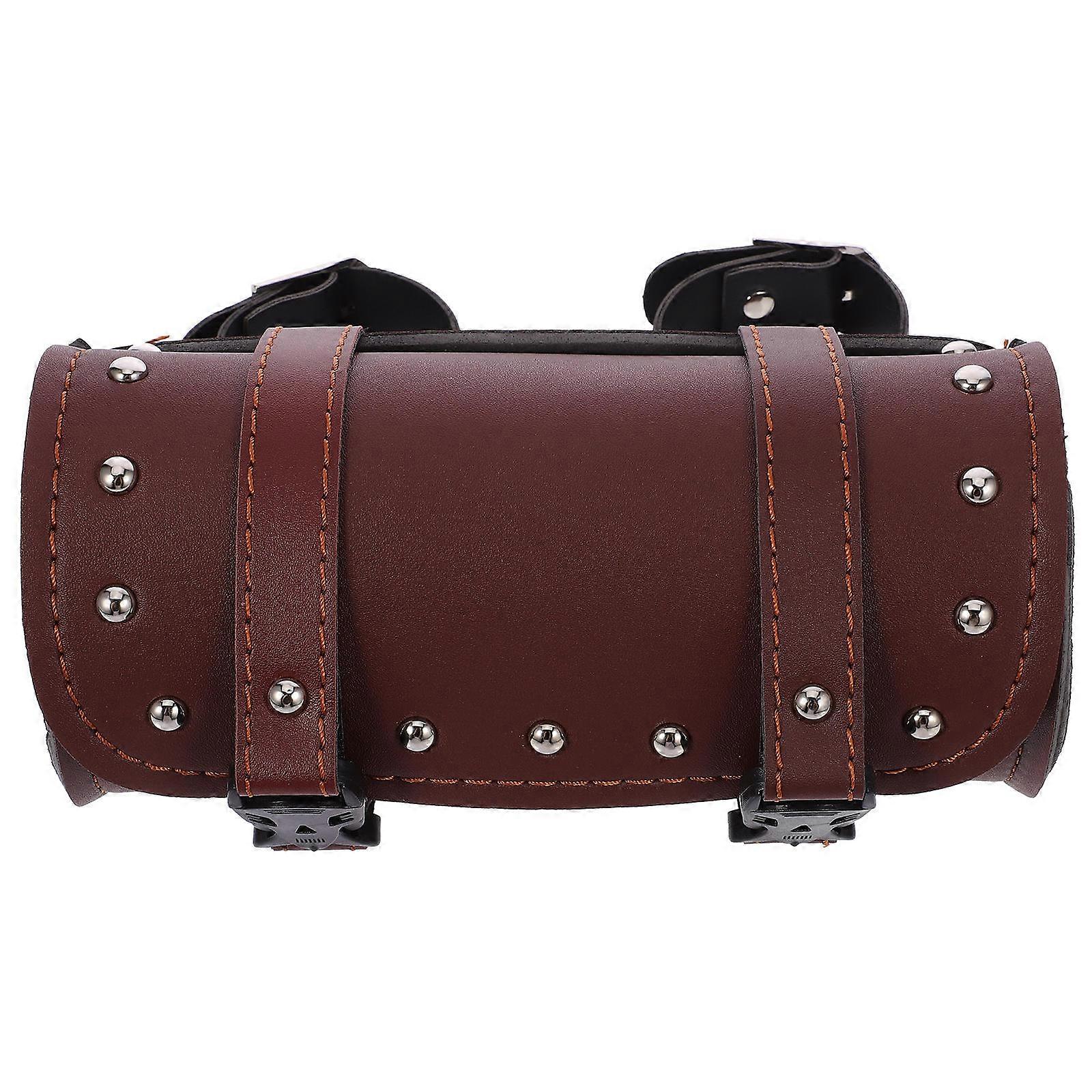 Motorcycle Storage Bag PU for Saddlebag Organizer One Unit