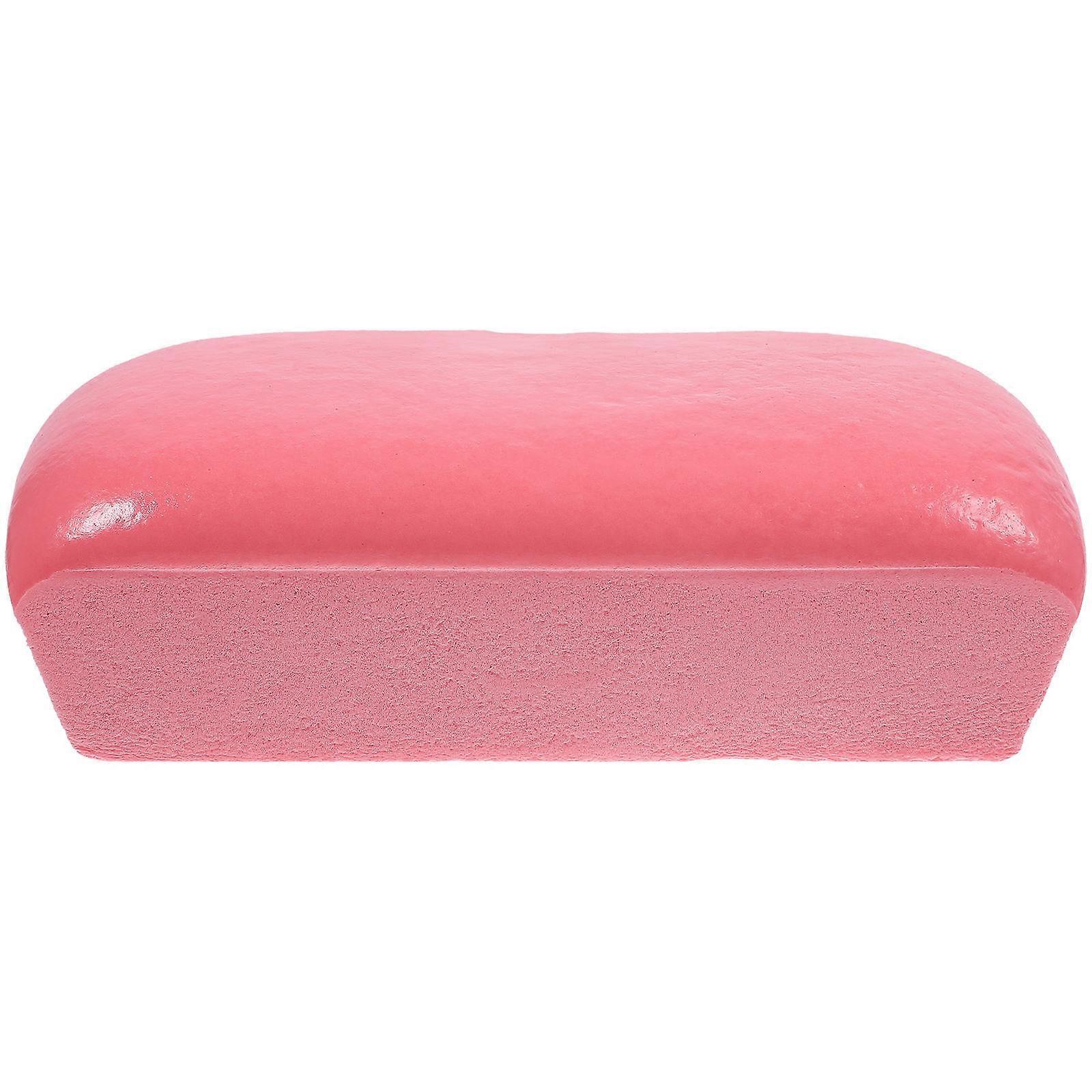 Pink Fake Bread Model with Decompression Toy for Kids Playing