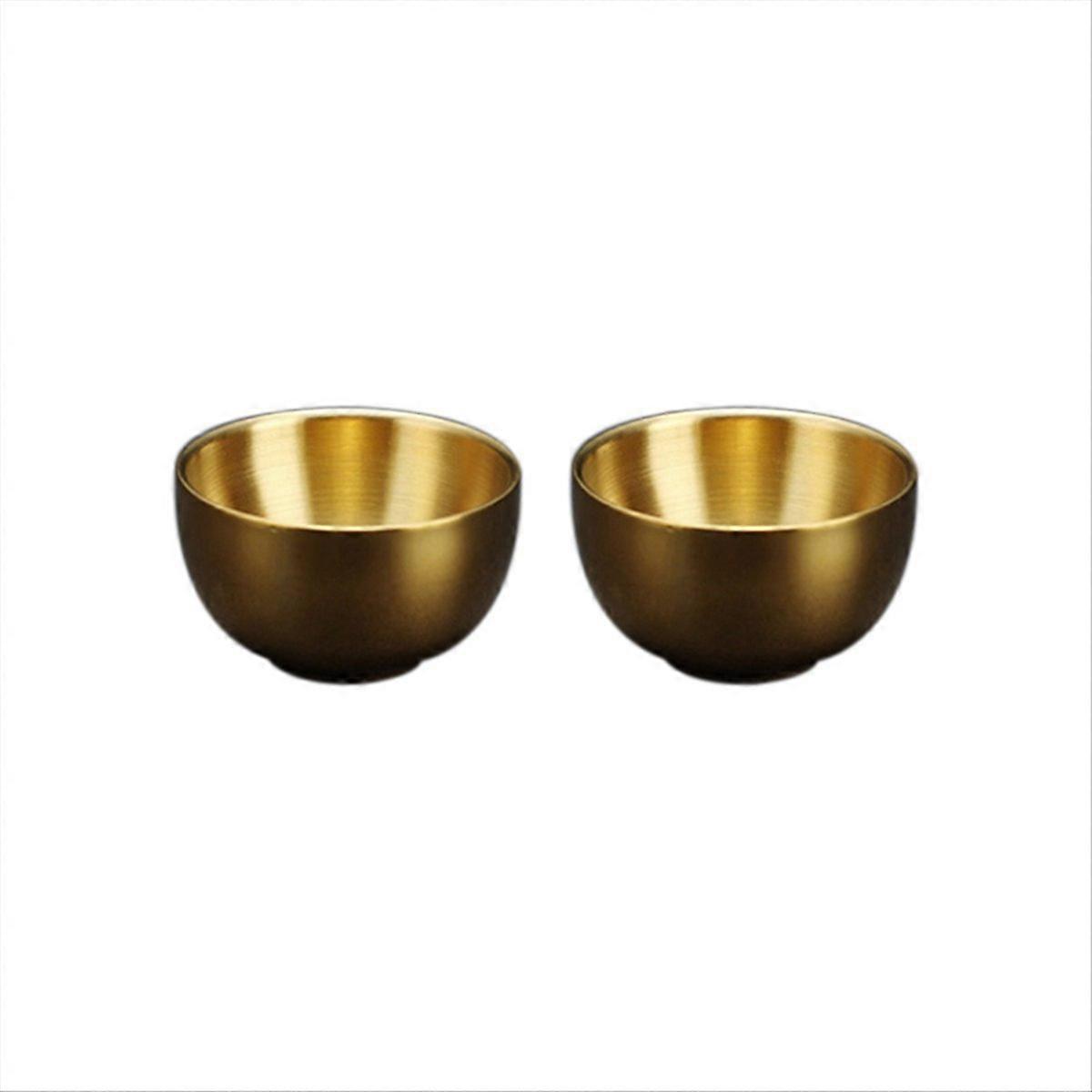 45ml Stainless Steel Sake Cup Double Layer Mini White Wine Cup,A
