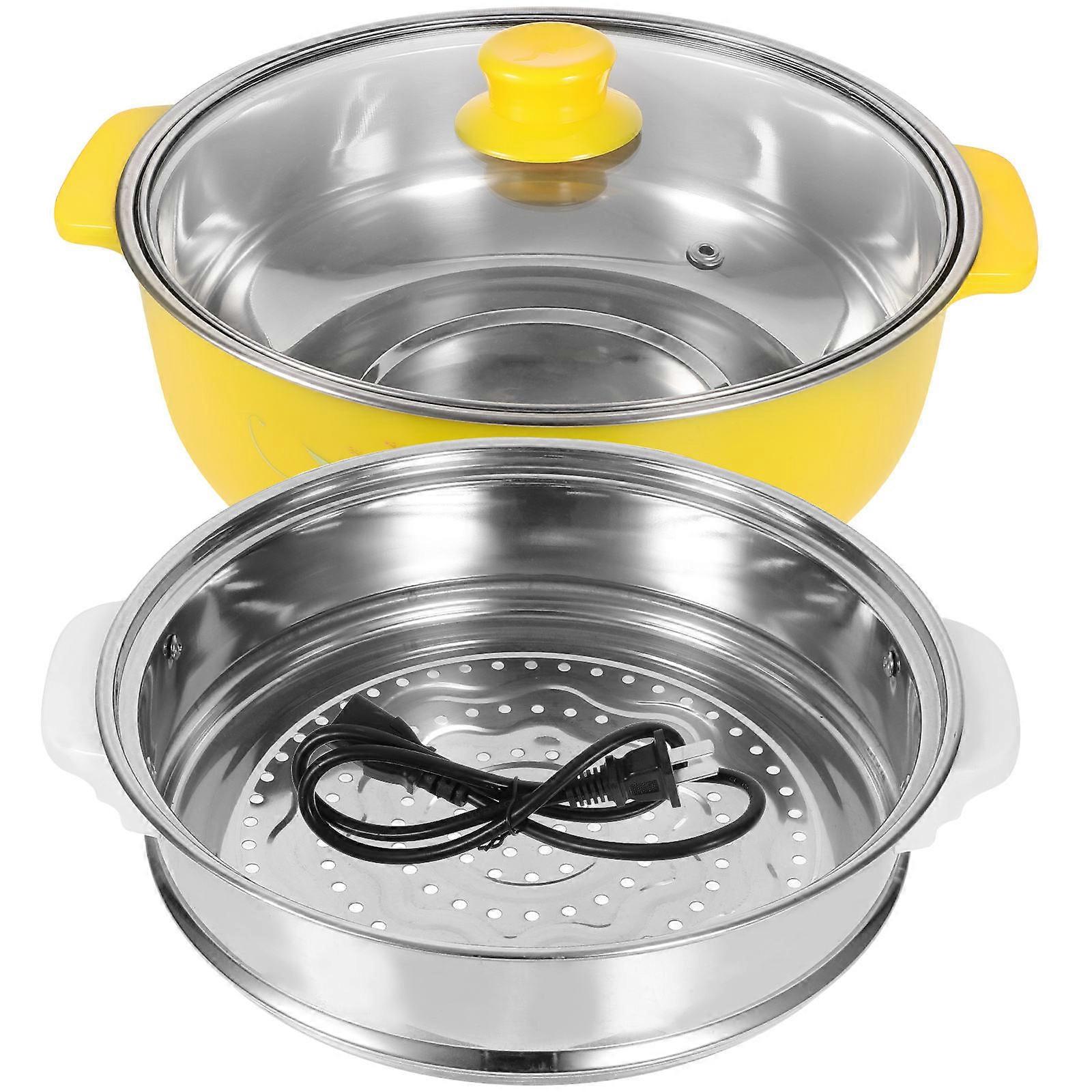 Steam Pot Multifunctional Pot for Kitchen Use Double Layers Stockpot Steamer