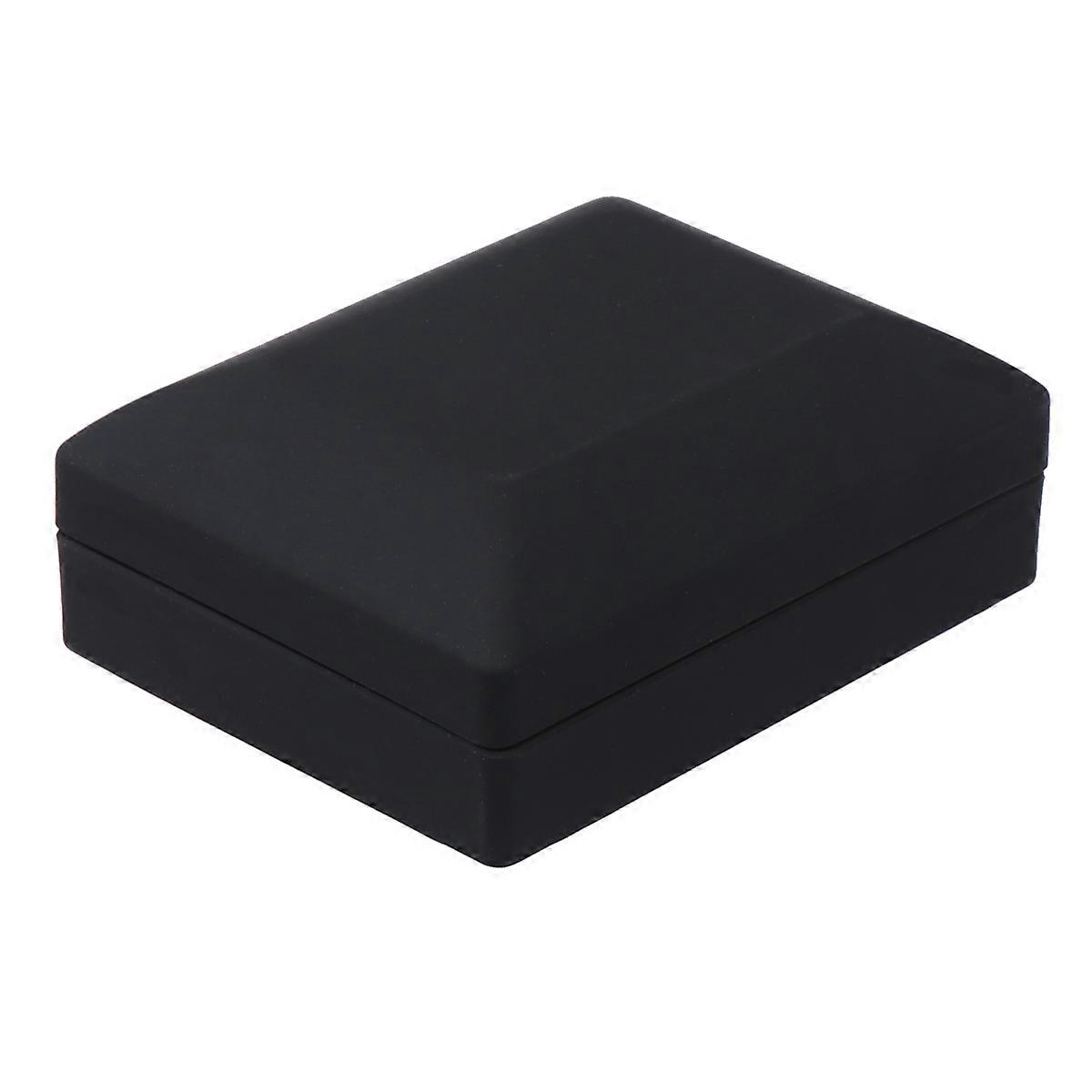 LED Necklace Box Black Jewelry Gift Box for Storage Use