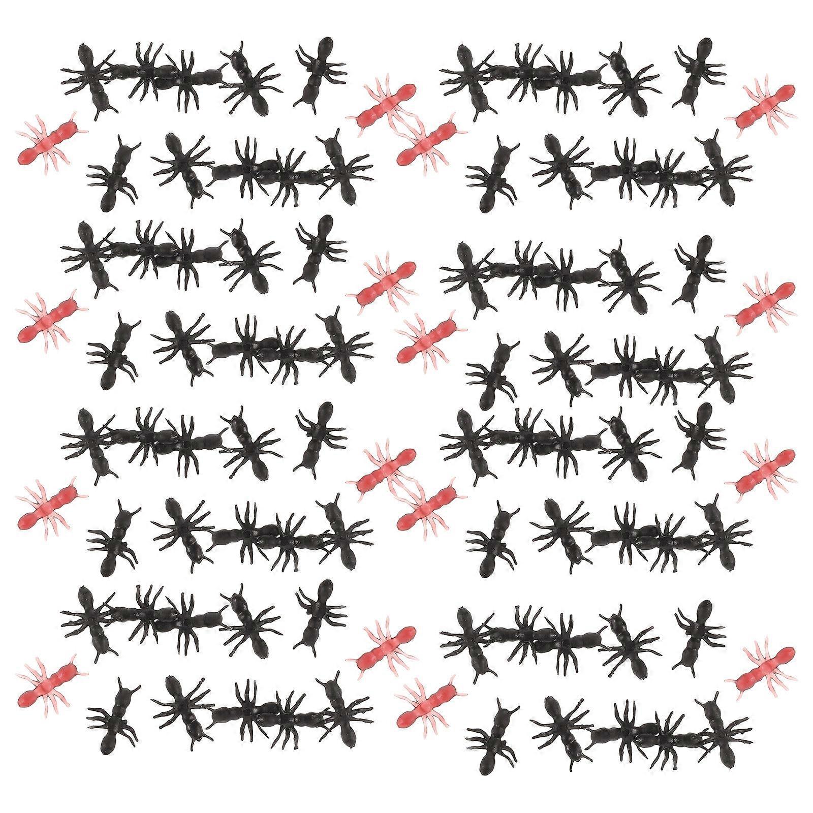 Ant Prop Toy for Playing 50Pcs Assorted Color Halloween Plastic Simulation Model
