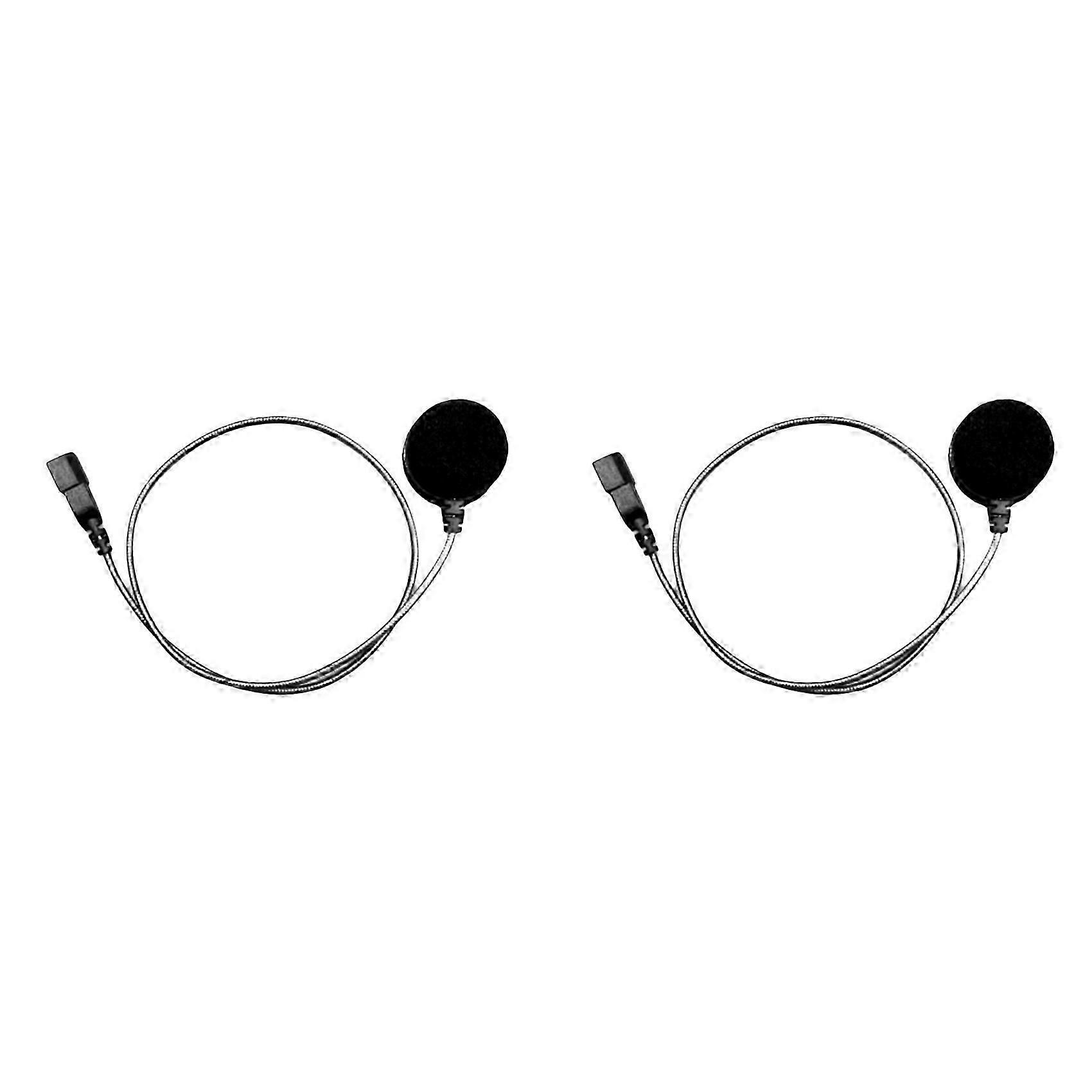 2X for Cardo PACKTALK Edge Motorcycle Bluetooth Intercom Microphone Cord Microphone Soft Cord Edition 0131