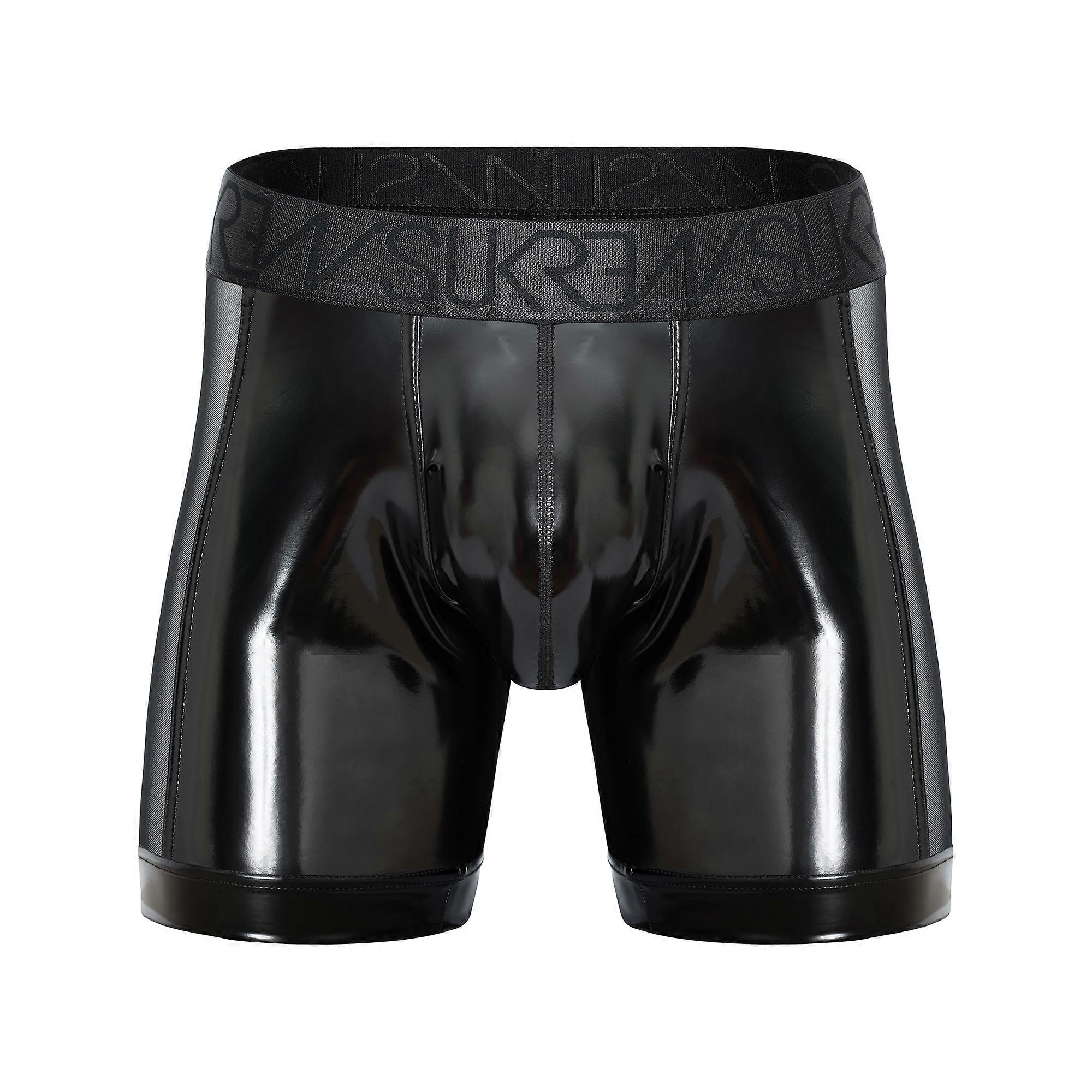 SUKREW FETISH Wet Look Sprint Fetish Black | Men's Underwear | Men's Boxer Shorts