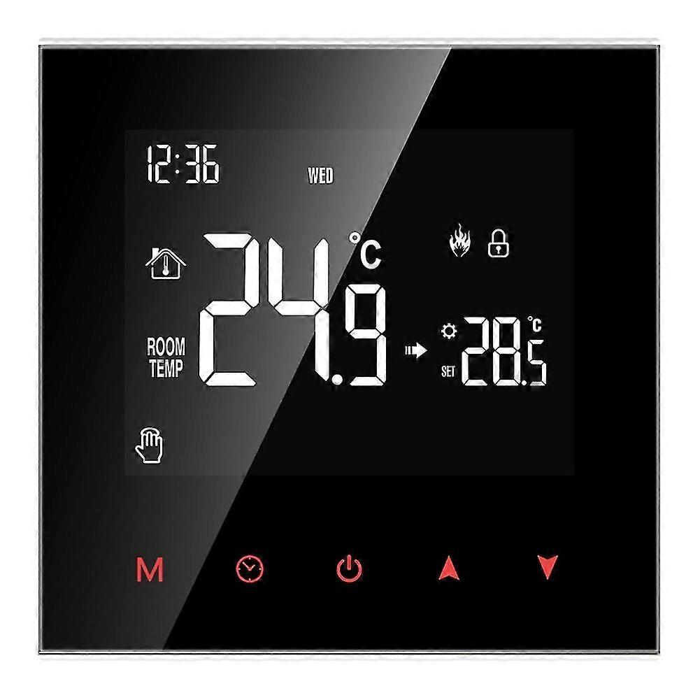 Lcd Touch Screen Thermostat Temperature Controller,3a Water Heating With In Sensor Support Al-exa G