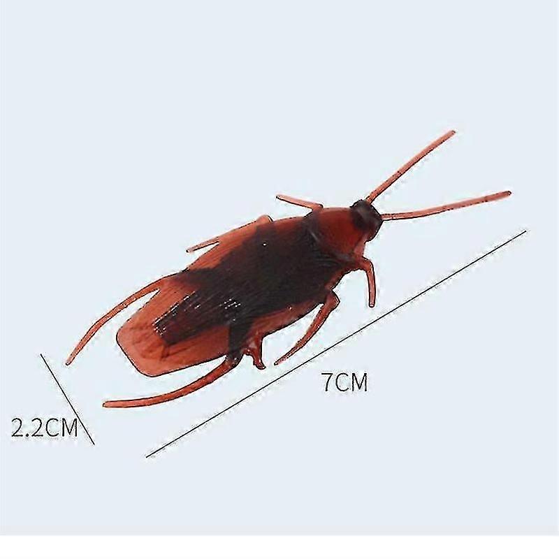 10pcs simulated roaches for funny practical jokes