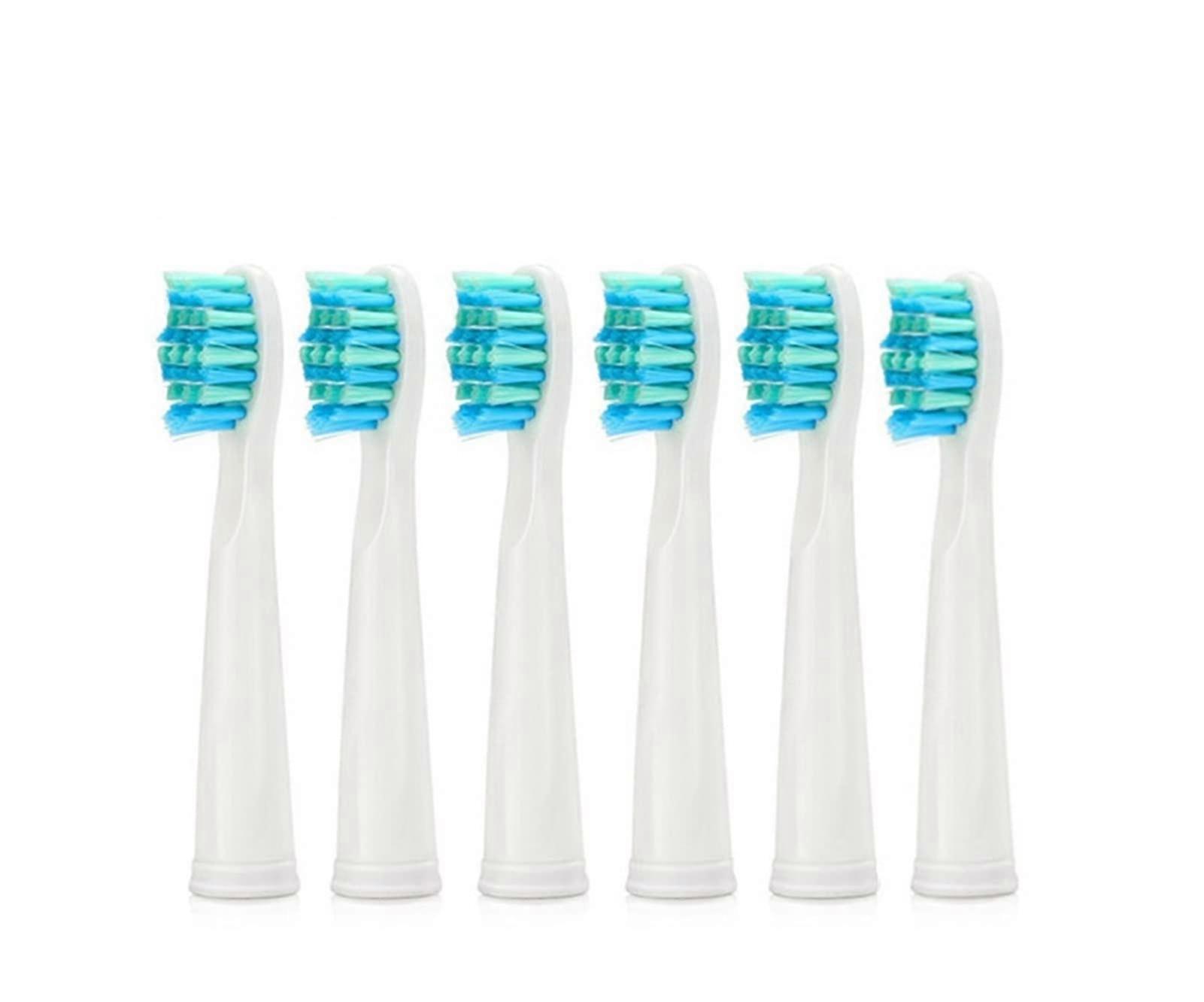 Toothbrush Replacement Heads White Compatible with SG610 SG910 Bristles 2pcs Pack