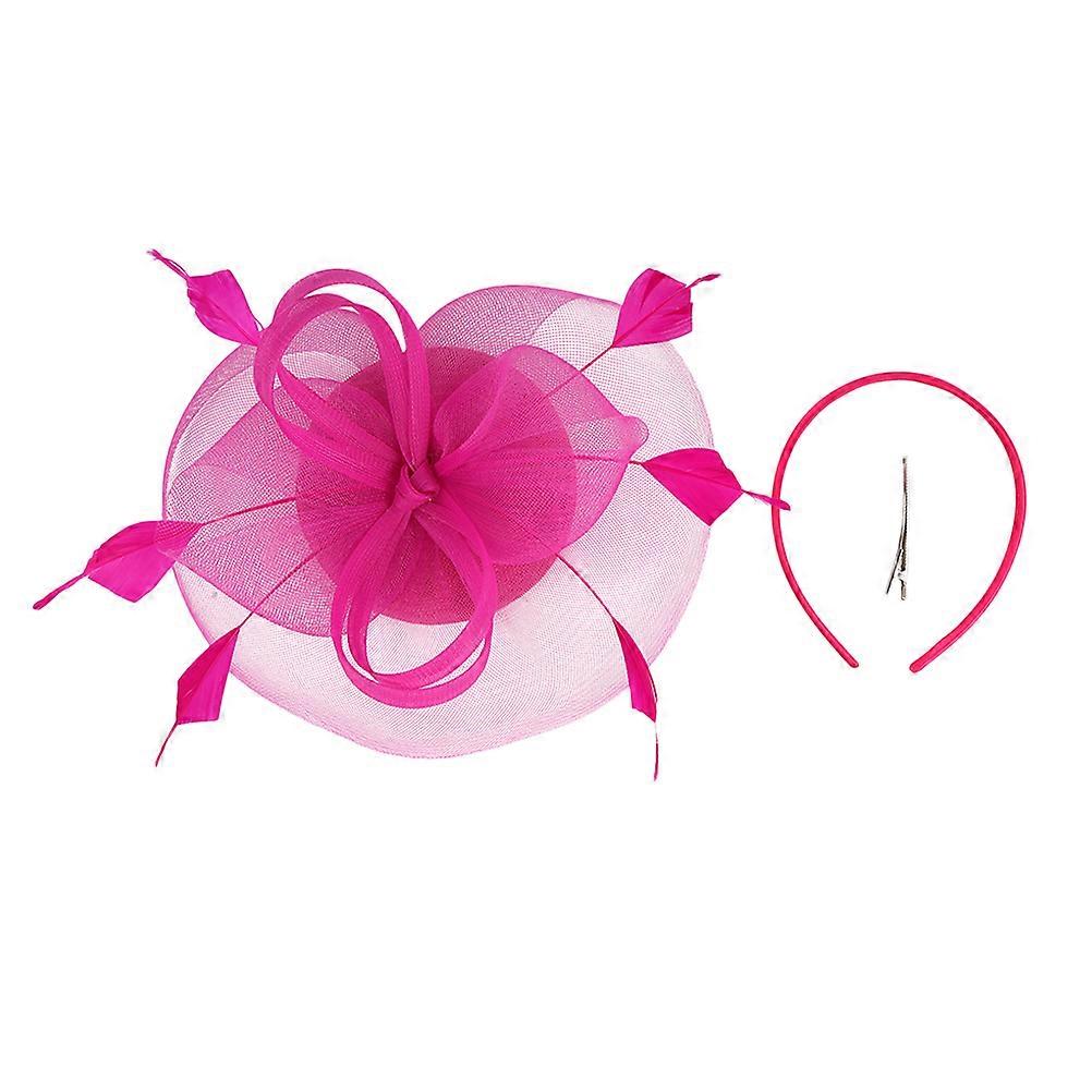 Flower Headband Fascinator Hat for Tea Party Usage