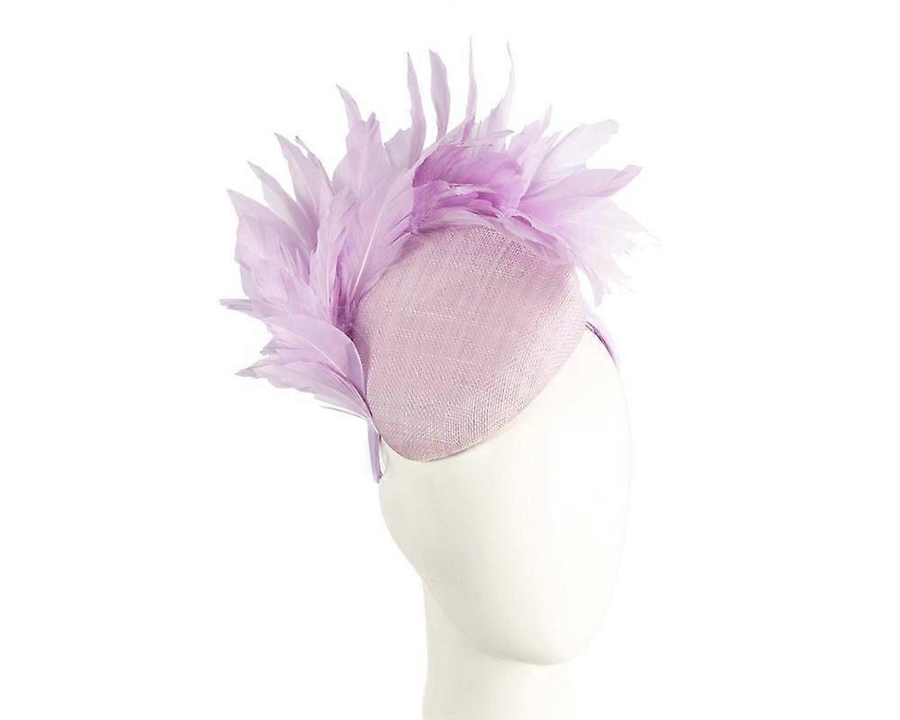 Lilac feather spring facing fascinator S283LI