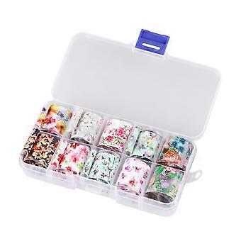 Einzigartige Nagelornamente, leichte Nageldekoration für die DIY-Maniküre, 10er-Packung