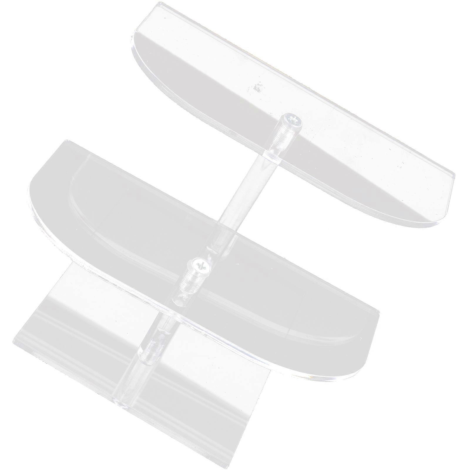 Transparent Acrylic Display Stand for Organizing Use 3Pcs Riser Shelf