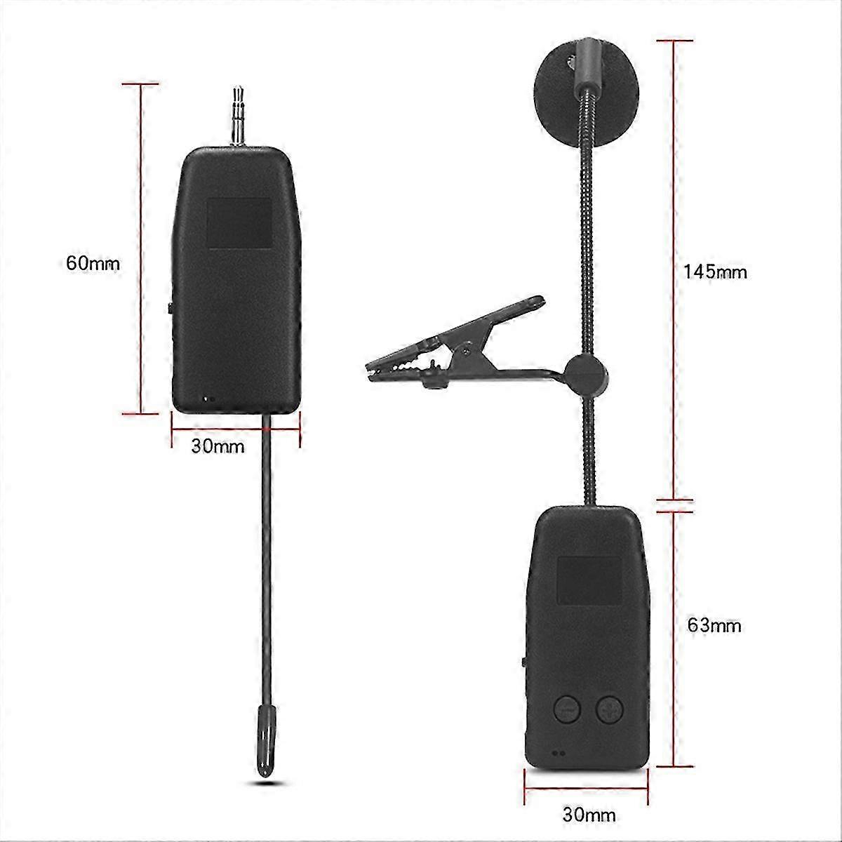 Wireless Saxophone Microphone System, Clip on 2 Microphone