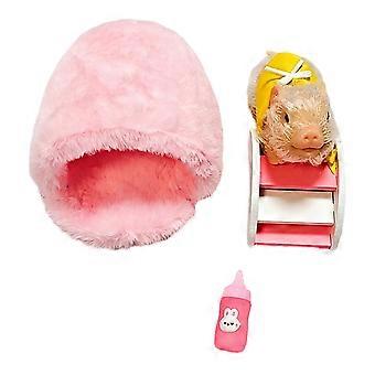 Simulation Squeeze Pig Life Like Reborns Doll Realistic Animal Toy For Children Pretend Play And Scene Display Props Multicolor