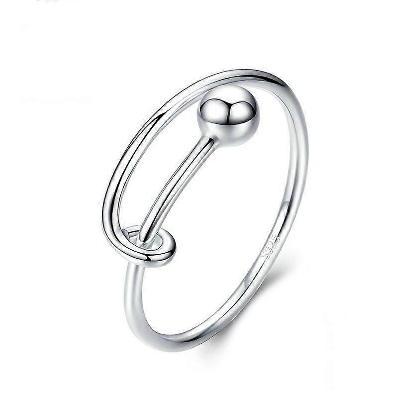 Platinum Plated Open Ring