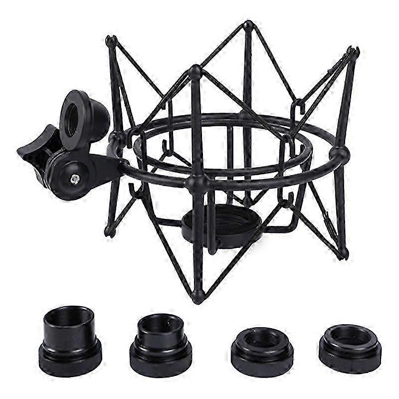 Microphone Shock Mount Adjustable Mount (Black)