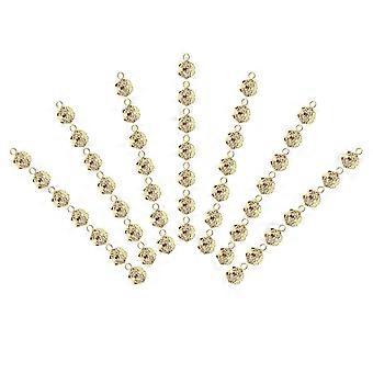 Iron Bells Headwear Bells compatible with Decorating 100Pcs Pet Plaything Accessories