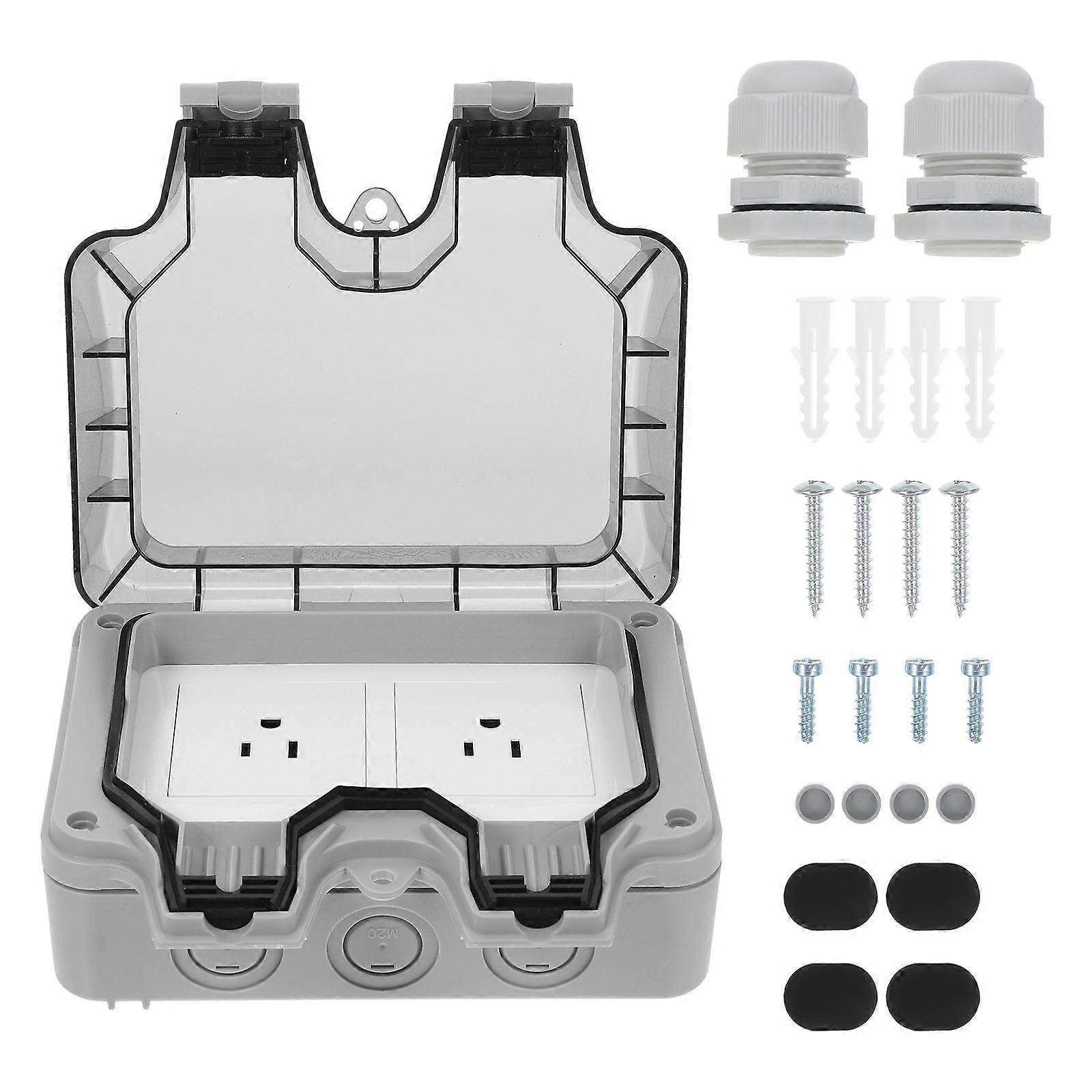 Socket Protective Box Outlet Protector for Protection Use 1Set