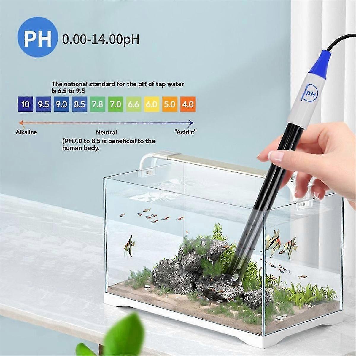PH Sensor Replacement Probe Composite Electrode PH Water Quality Electrode Tester for Laboratory Aq