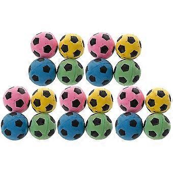 20pcs Non-noise Soft Foam Soccer Play Balls Compatible With Cat Scratching Toy
