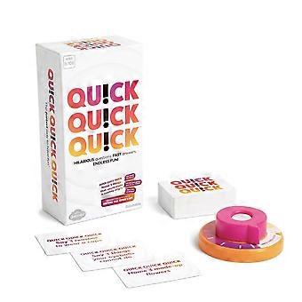 Party Card Game Quick Quick Quick Fast Thinking Hilarious Questions Social Family Game Night Icebreaker Group Fun Gift Beginners