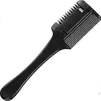 Razor Comb Hair Thinning Scissors Double Sided Styling Tool with Replaceable Blades