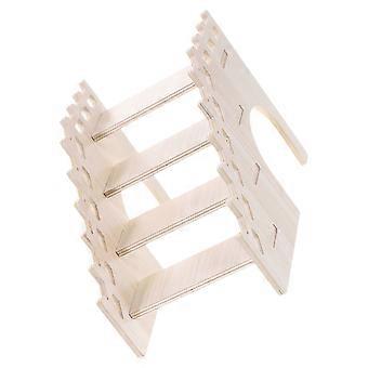 Guinea Pig House Ladder Wooden Ladder for Playing Beige Pet Accessory
