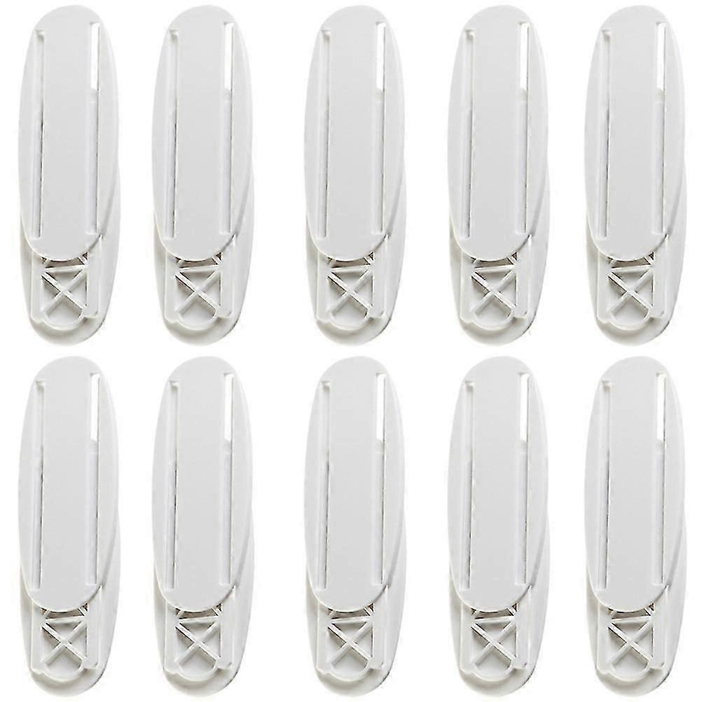 Punch Free Socket Container Wall Mounted Socket Holder 10Pairs